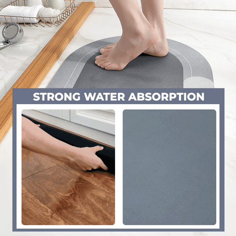Non-Sleep Water Absorbing Bathroom Mat