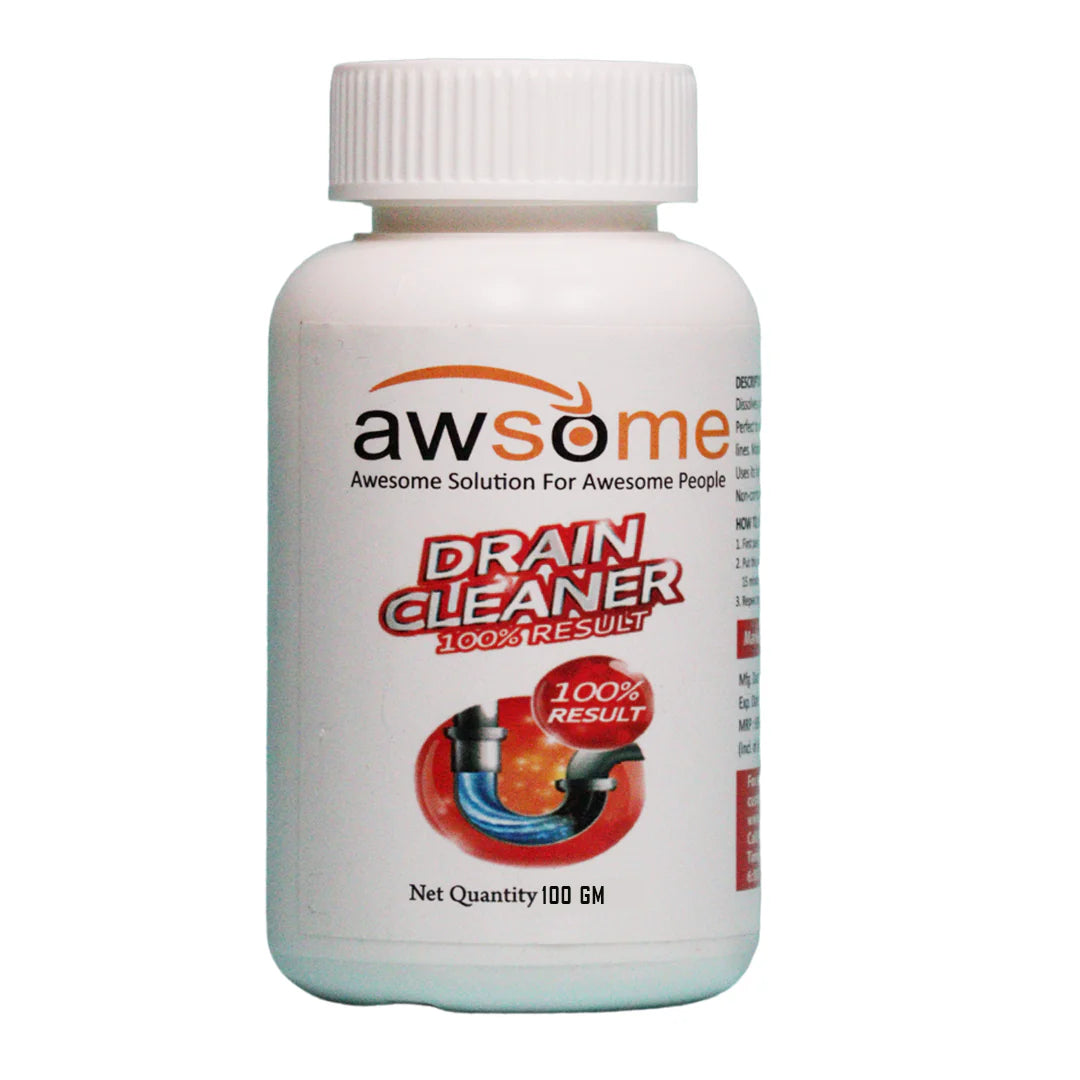 Powerful Drain Blockage & Sink Cleaner Powder.